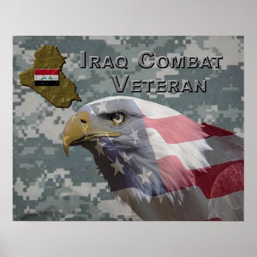 Poster J'ai servi - Iraq Combat Veteran (Devant)