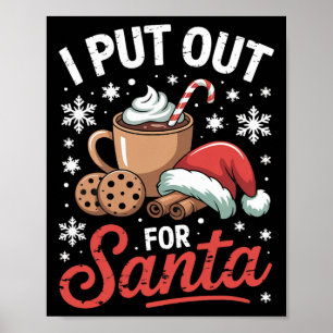 Poster J'Ai Sorti Pour Père Noël Citrouille épices Noël