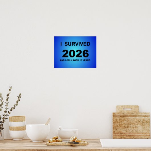 Poster J'ai survécu 2026 (Cuisine)