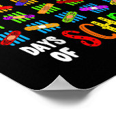 Poster J'Ai Survécu À 100 Jours D'Enseignants (Coin)