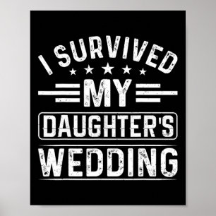 Poster J'Ai Survécu À L'Épouse Mariage Et À La Salle D De