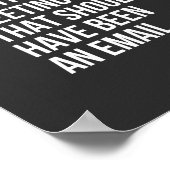 Poster J'ai survécu à une autre réunion qui devait être u (Coin)