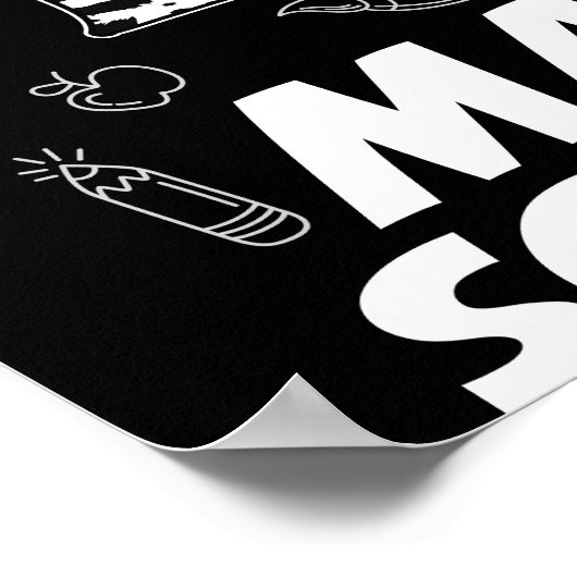 Poster J'Ai Survécu En Enseignant 100 Jours Scolaires Mas (Coin)