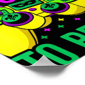 Poster J'Ai Suspendu Mon Jeu À Être Ici Vidéo Jeu Perles  (Coin)