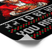 Poster J'Ai Suspendu Mon Jeu Pour Être Ici Le Pajama Trum (Coin)