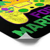 Poster J'Ai Suspendu Mon Jeu Pour Mardi Gras Controller V (Coin)