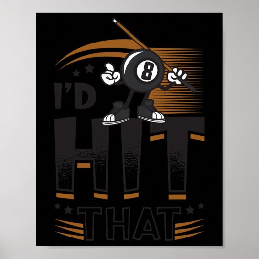 Poster J'Ai Touché Ce Billard De Pool (Devant)