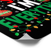 Poster J'ai tout ce que je veux pour Noël C'est moi je su (Coin)