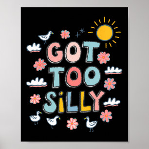 Poster J'Ai Trop Mème Drôle Mème Canard Goose Lover 100 J