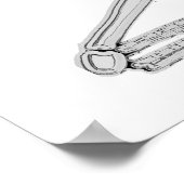 Poster J'ai trouvé ce Humerus Skeleton et Bone Cartoon (Coin)