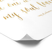 Poster J'ai trouvé celui que mon âme aime Art Print (Coin)