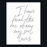 Poster J'ai trouvé celui que mon âme aime Script<br><div class="desc">J'ai trouvé celui que mon âme aime Script</div>