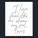 Poster J'ai trouvé celui que mon âme aime Script<br><div class="desc">J'ai trouvé celui que mon âme aime Script</div>