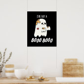 Poster J'ai un Boo Boo Drôle Ghost Pun Dark BG (Cuisine)