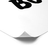 Poster J'ai un Boo Boo FunnyHalloween Ghost Pun (Coin)