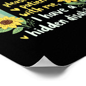 Poster J'Ai Un Handicap Caché Tee - shirts Graphiques Hom (Coin)