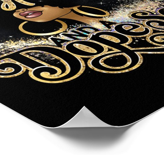 Poster J'Ai Un Hustle Mad Et Une Soul De Drogue Afro Mela (Coin)