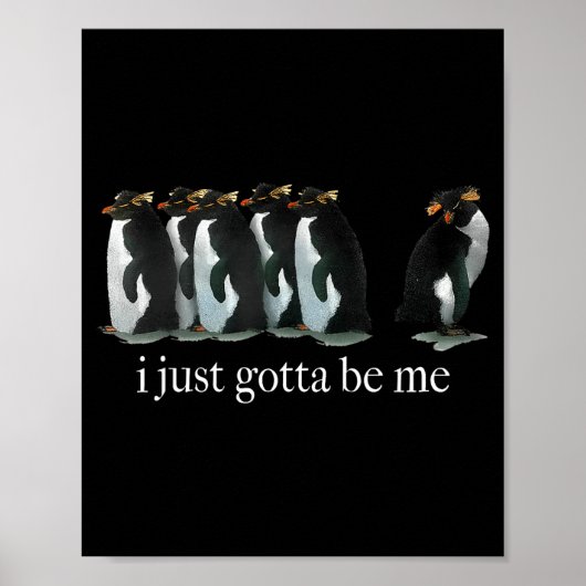 Poster J'ai un pingouin (Devant)