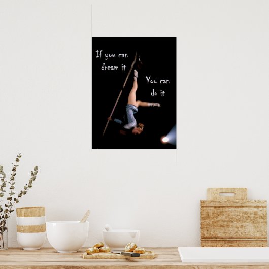 Poster J'ai un rêve. (Cuisine)