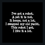 Poster J'ai un robot. Poésie.<br><div class="desc">J'ai un robot. Poème sur l'obtention d'un robot jouet.</div>