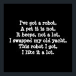 Poster J'ai un robot. Poésie.<br><div class="desc">J'ai un robot. Poème sur l'obtention d'un robot jouet.</div>