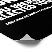 Poster J'Ai Une Audience Sélective, Vous Avez Été Sélecti (Coin)