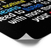 Poster J'Ai Une Pièce De Puzzle De Sensibilisation sur l' (Coin)