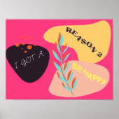 Poster J'Ai Une Raison 2 Être Heureux (Devant)