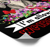 Poster J'ai une sensibilisation à l'anémie falciforme (Coin)