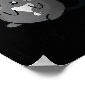 Poster J'Ai Volé Père Noël Cadeaux - Chat Cosy Mystery No (Coin)