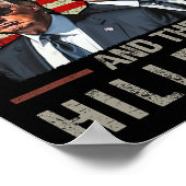 Poster J'Ai Voté Pour Le Felon Et Le Hillbilly Trump 2024 (Coin)