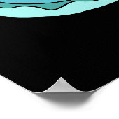 Poster J'ai votre Bac Funny Bacteria Pun Dark BG (Coin)