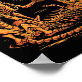 Poster J'Ai Votre Ck Drôle Halloween Chat Skeleton Skelet (Coin)