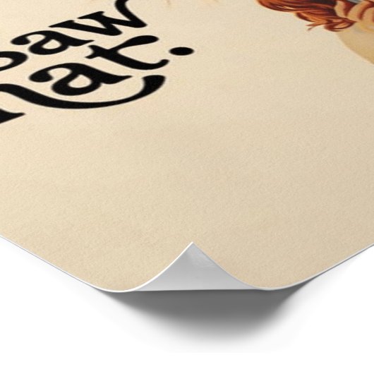 Poster J'Ai Vu Ça, Jésus Art, J'Ai Vu Que Jésus (Coin)