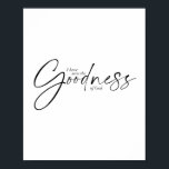 Poster J'ai vu la bonté de Dieu Polices doubles<br><div class="desc">J'ai vu la bonté de Dieu Polices doubles</div>