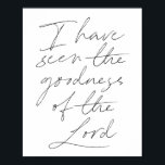 Poster J'ai vu la bonté du Seigneur Script<br><div class="desc">J'ai vu la bonté du Seigneur Script</div>