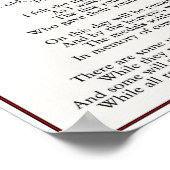 Poster J'Ai Vu Les Soldats Marcher 16" x 11" (Coin)