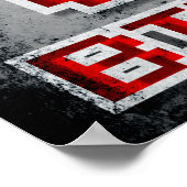 Poster J'aime 8 bits (Coin)