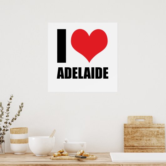 Poster J'aime Adelaide (Cuisine)