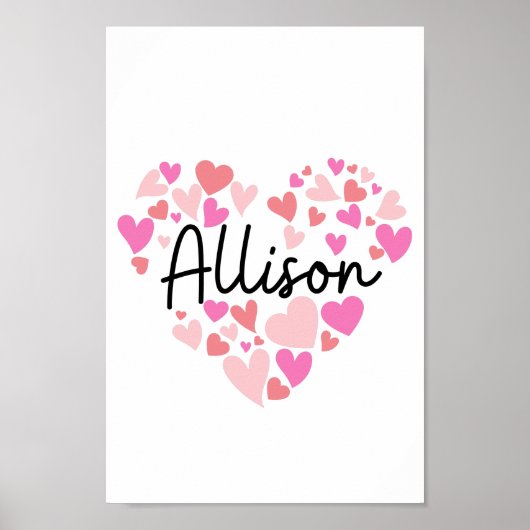 Poster J'aime Allison (Devant)