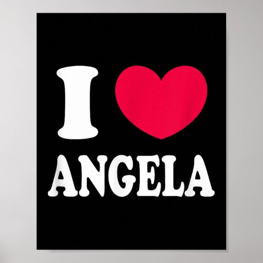 Poster J'aime Angela (Devant)