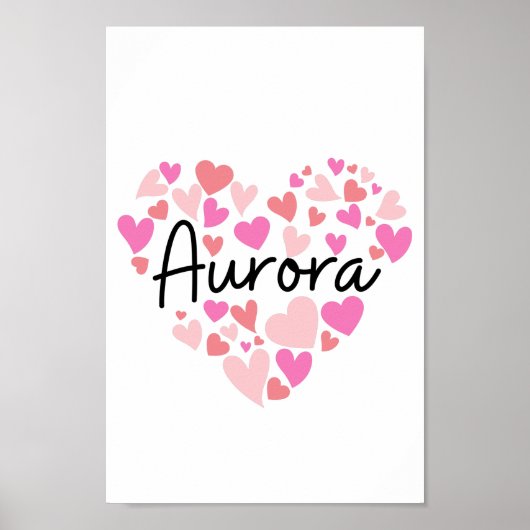 Poster J'aime Aurora (Devant)