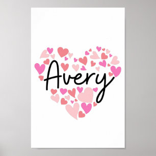 Poster J'aime Avery