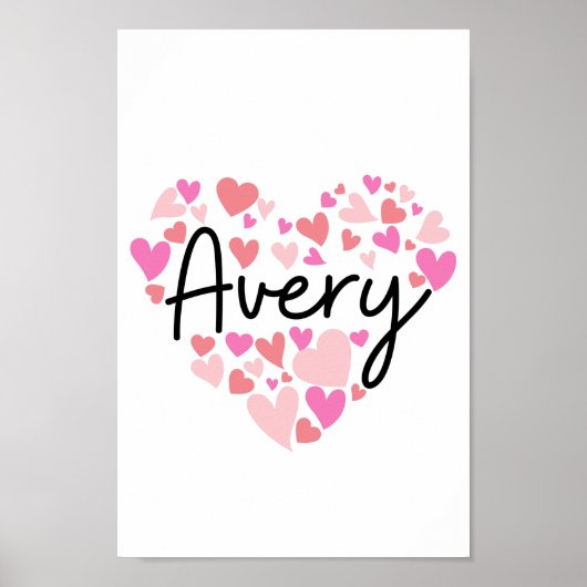 Poster J'aime Avery (Devant)