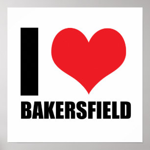Poster J'aime Bakersfield