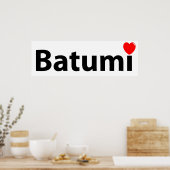 Poster J'aime Batumi (Cuisine)