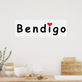 Poster J'aime Bendigo (Cuisine)