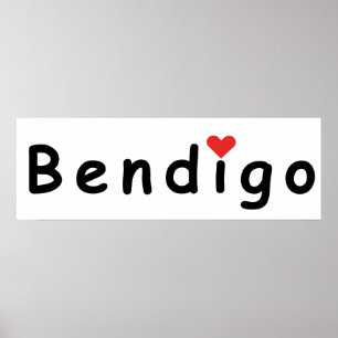 Poster J'aime Bendigo
