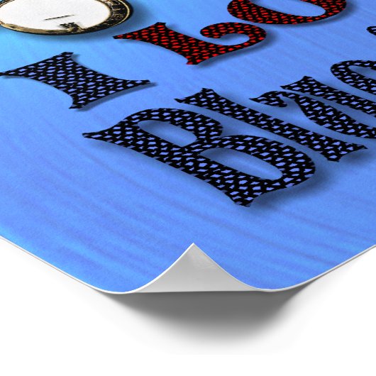 POSTER J'AIME BLUEGRASS -POSTER (Coin)