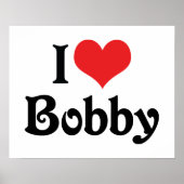 Poster J'Aime Bobby (Devant)